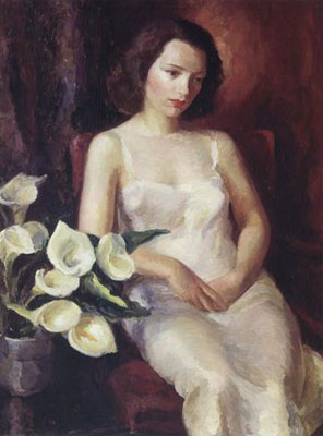 a11 Mabel Alvarez (1891-1985) Arabella with Calla Lillies 1934.jpg